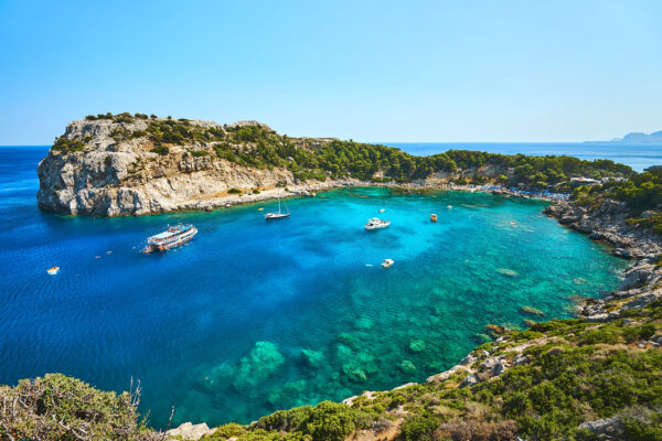 Griechenland Rhodos Anthony Quinn Bay