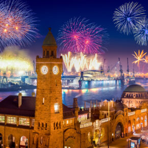 Hamburg Feuerwerk Silvester