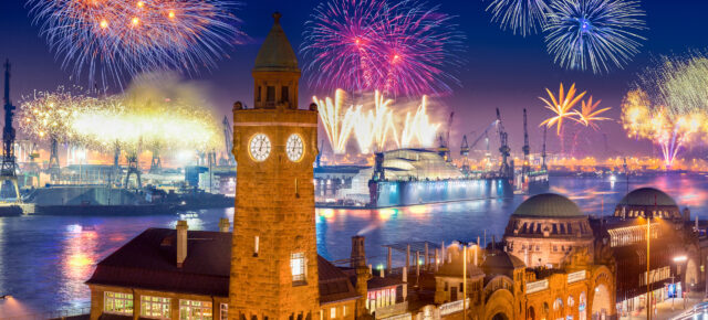 Hamburg Feuerwerk Silvester