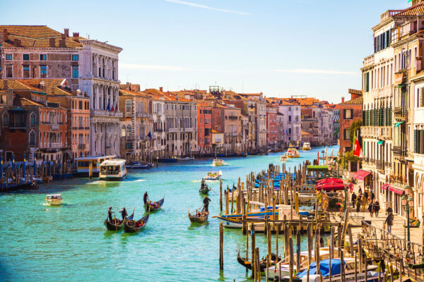 Italien Venedig Gondelfahrten