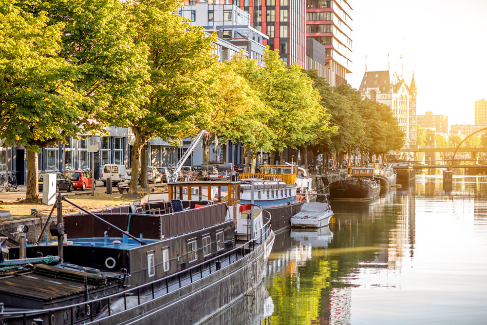 Niederlande Rotterdam Grachten