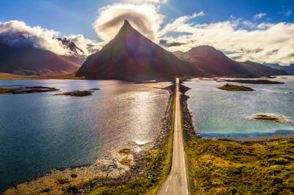 Norwegen Lofoten Straße