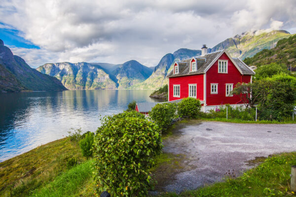 Norwegen Sognefjord Haus