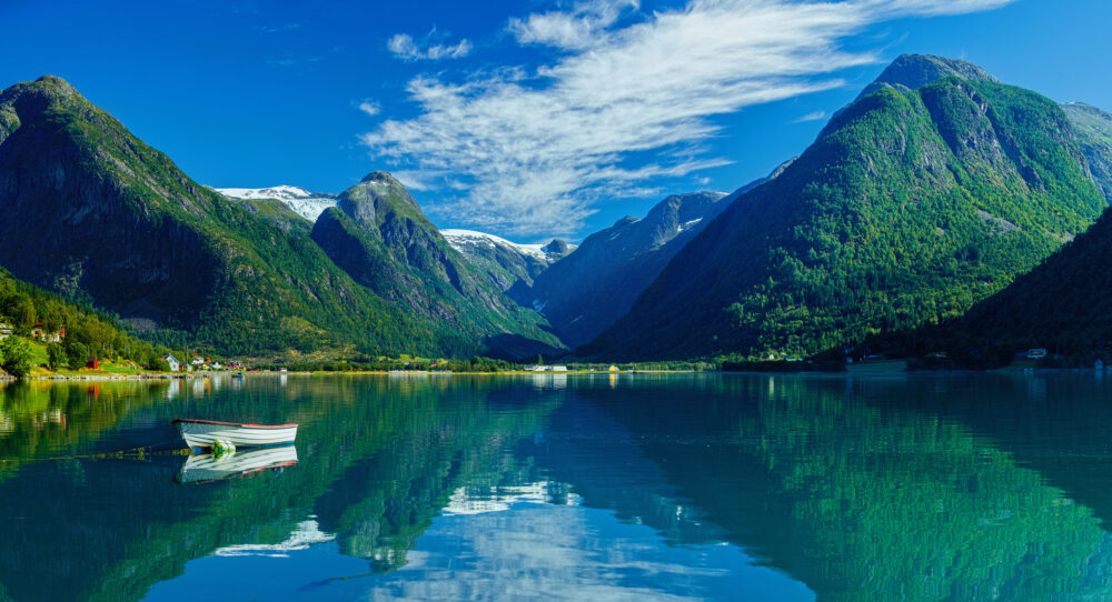 Norwegen Sognefjord Landschaft