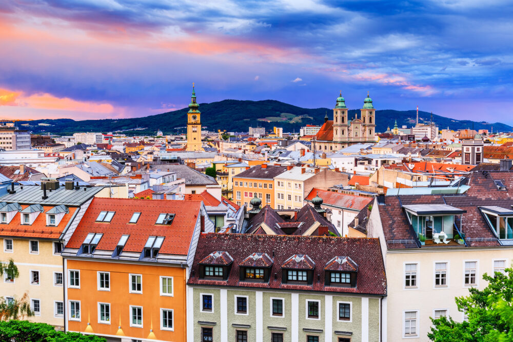 Österreich Linz Aussicht