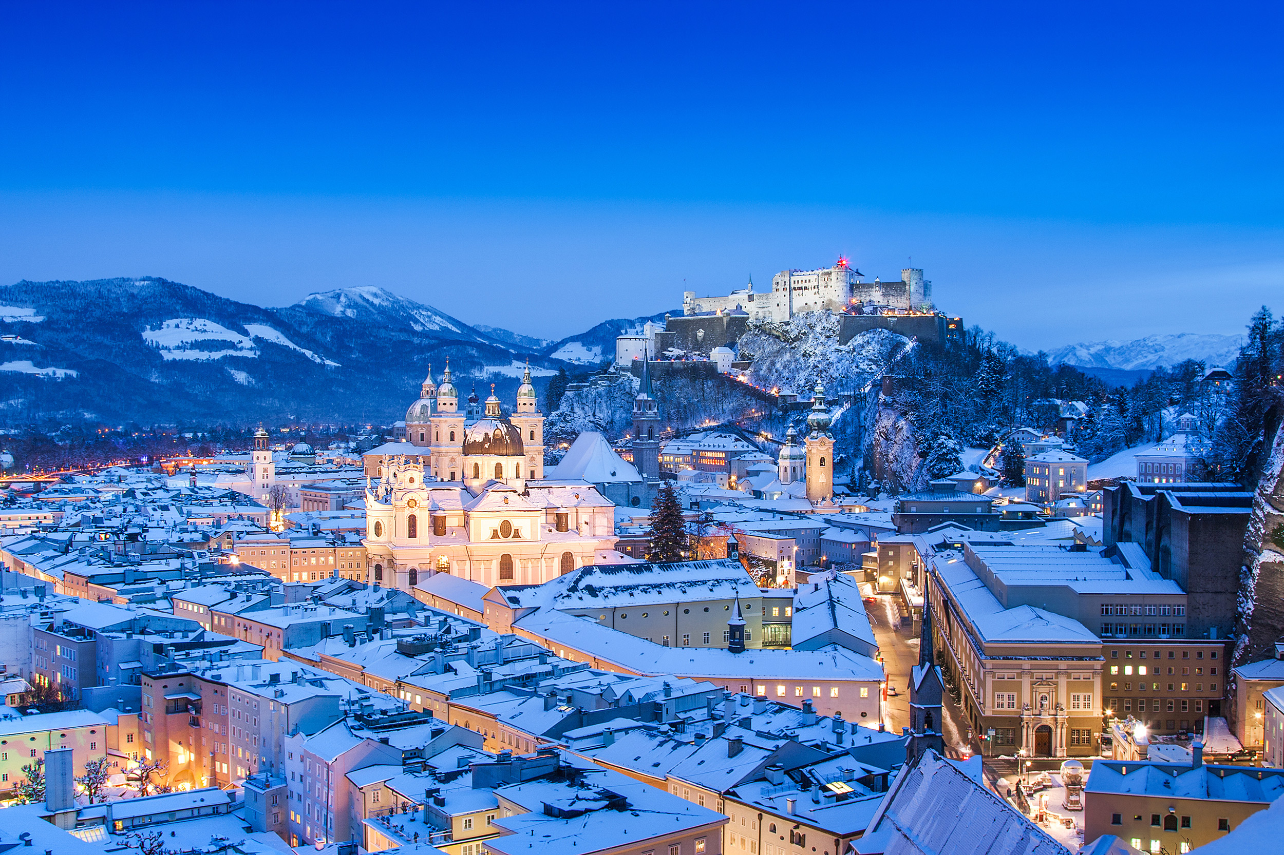 Salzburg zur Winterzeit: 2 Tage am Wochenende im zentralen 4* Hotel mit