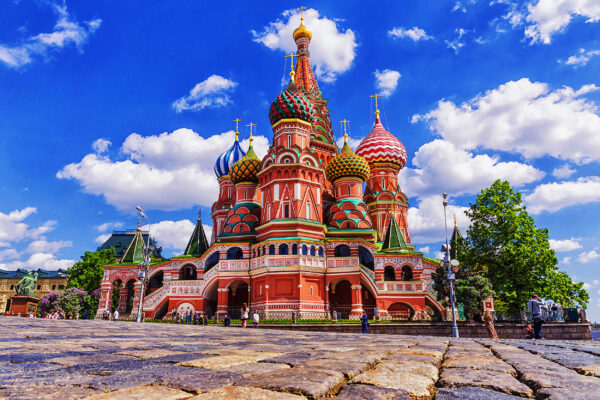 Russland Moskau St. Basil Kathedrale