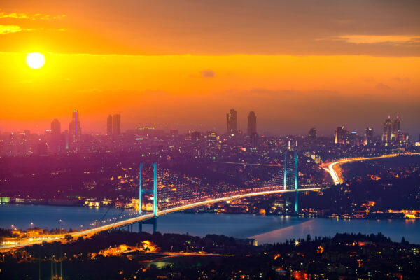 Türkei Istanbul Bosporus Brücke