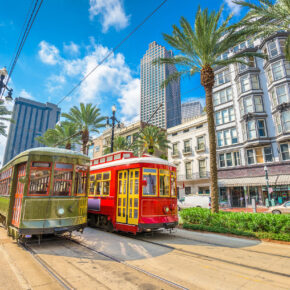 USA New Orleans Tram