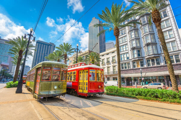USA New Orleans Tram