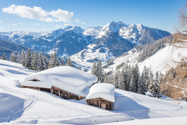 Österreich Alpen Winter Schnee