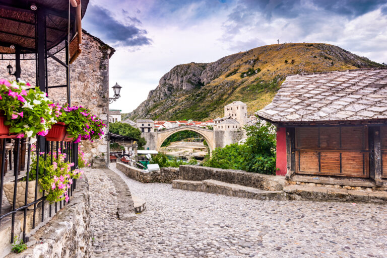 Bosnien Mostar Alte Brücke