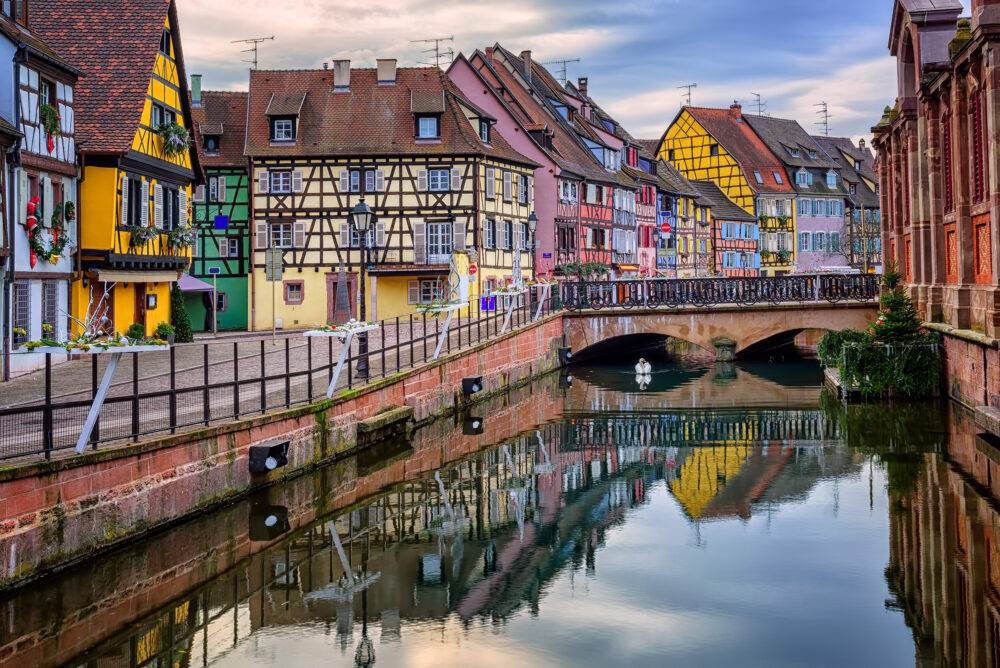 Frankreich Colmar Winter