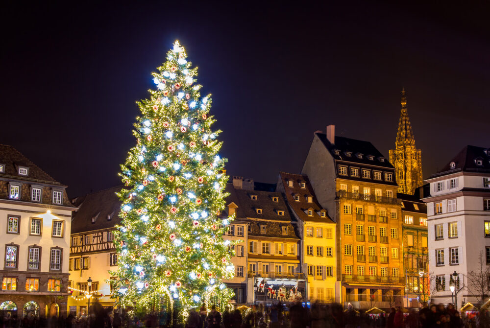 Frankreich Straßburg Weihnachtsmarkt