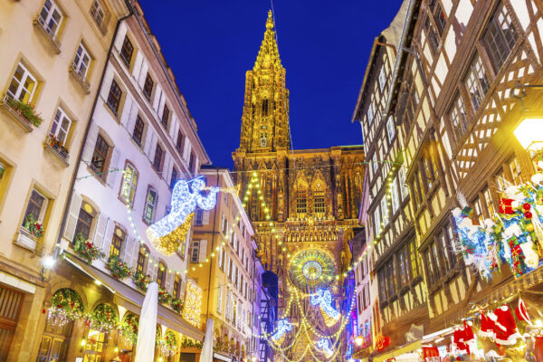 Frankreich Straßburg Weihnachtsmarkt