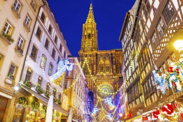 Frankreich Straßburg Weihnachtsmarkt