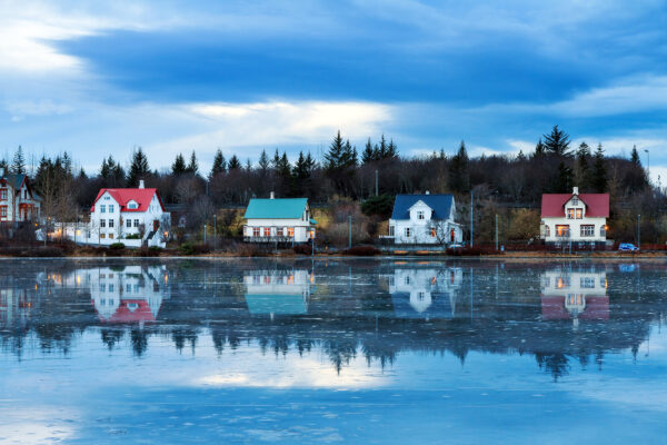 Island Reykjavik Winter