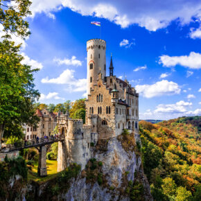 Lichtenstein Schloss Herbst