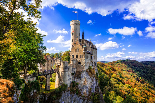 Lichtenstein Schloss Herbst