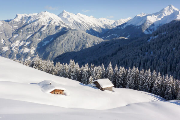 Österreich Alpen Winter Schnee