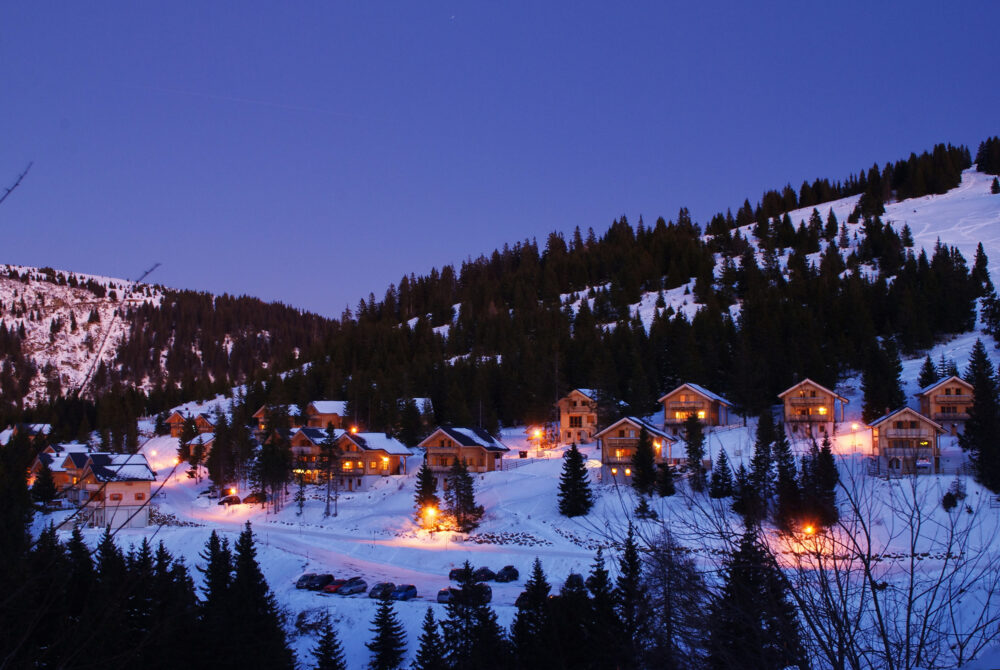 Österreich Alpen Winter Tirol Nacht