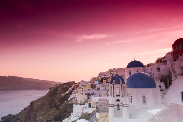 Urlaub zu Hause: Inspirationen Santorini