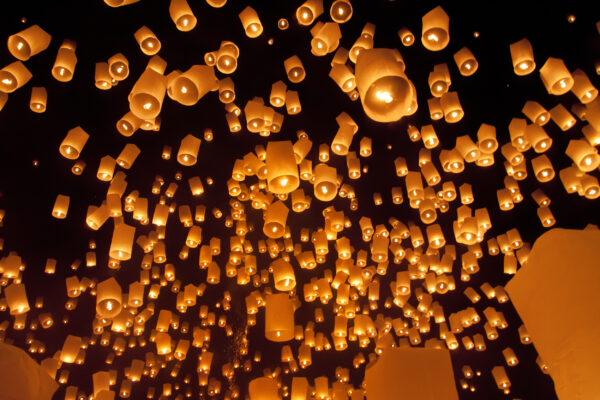 Thailand Chian Mai Loy Krathong Hell