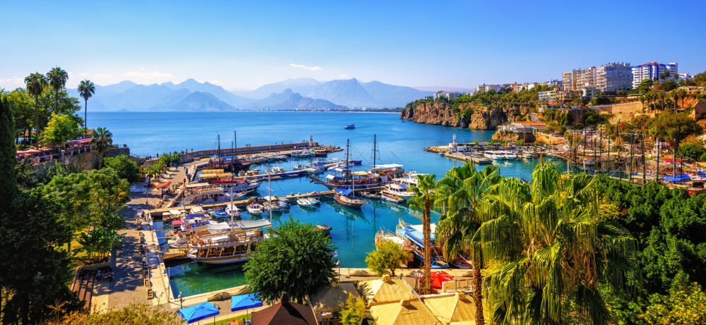 Türkei Antalya Hafen Altstadt