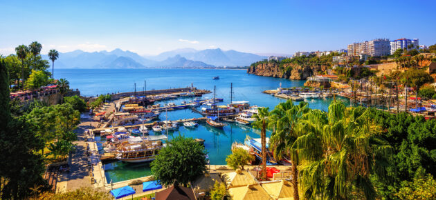 Türkei Antalya Hafen Altstadt