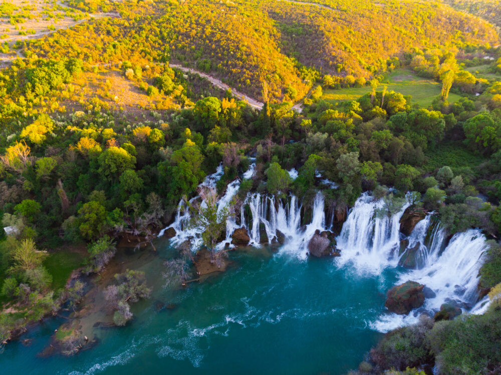 Bosnien Kravice Wasserfälle