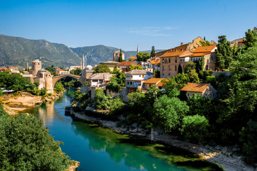 Bosnien Stadtblick