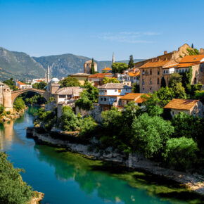 Bosnien Stadtblick