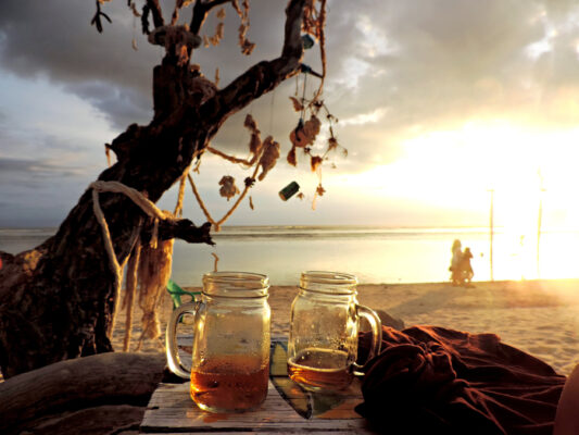 Gili Trawangan Strand Bier