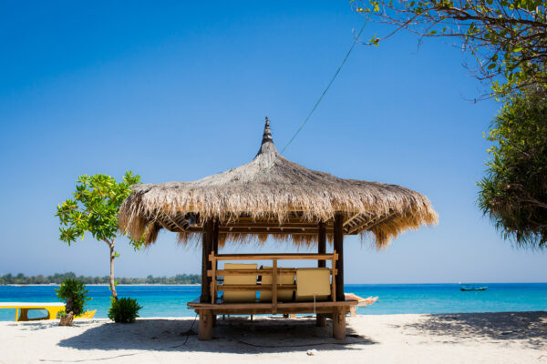 Indonesien Gili Meno Stroh