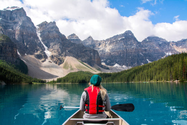 Kanadas Nationalparks: Moraine Lake See Berge