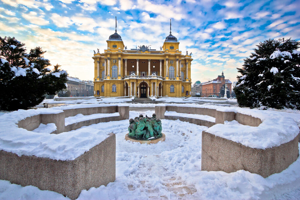 Kroatien Zagreb Schloss