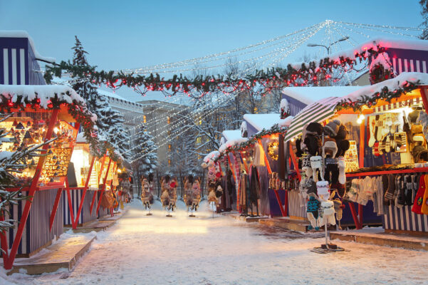 Lettland Riga Weihnachtsmarkt