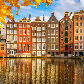 Niederlande Amsterdam Haueser Herbst