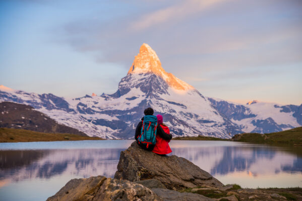 schweitz zermatt stellisee paar