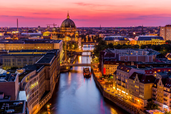 Berlin Spree Sonnenuntergang