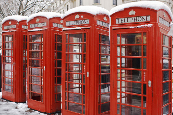 Großbritannien London Telefonzelle