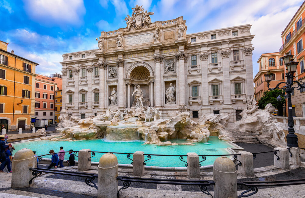 Italien Rom Trevi Brunnen