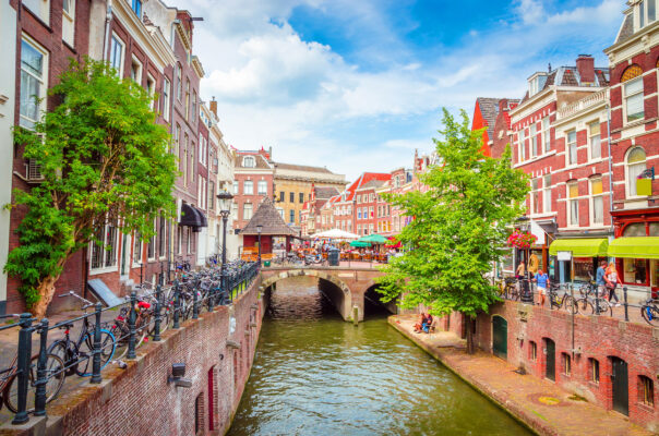 Niederlande Utrecht Kanal