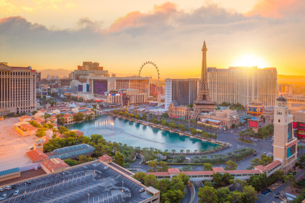 USA Las Vegas Nevada Sonnenuntergang