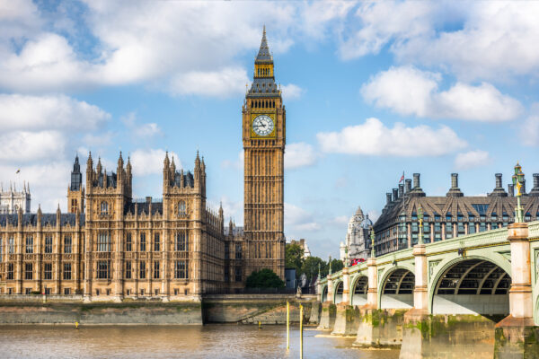 Großbritannien London Frühling Big Ben