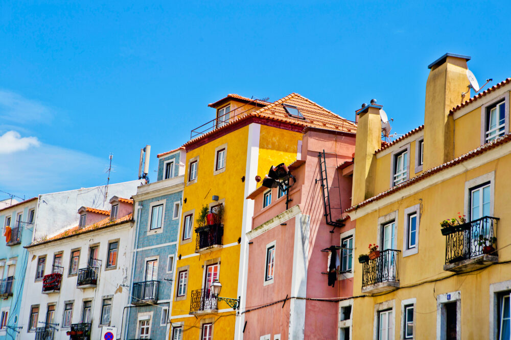 Portugal Lissabon Altstadt Frühling