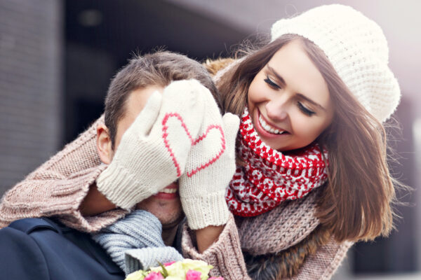 Valentinstag Liebespaar glücklich