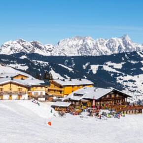 Österreich Saalbach Leogang Skipiste