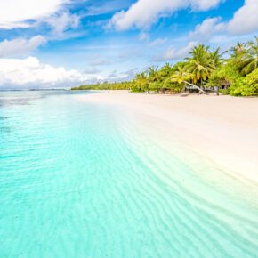Malediven Strand Meer blau