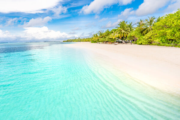 Malediven Strand Meer blau